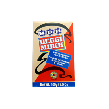 MDH Deggi Mirch 100g – Indian mild red chilli powder for curries and tandoori recipes